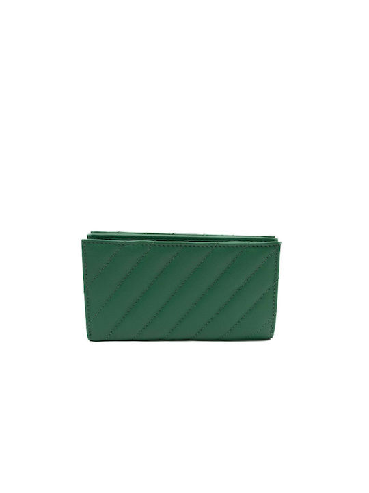 Armonto Large Leather Women's Wallet Cards with RFID Green