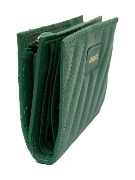 Large Leather Women's Wallet Cards with RFID Green