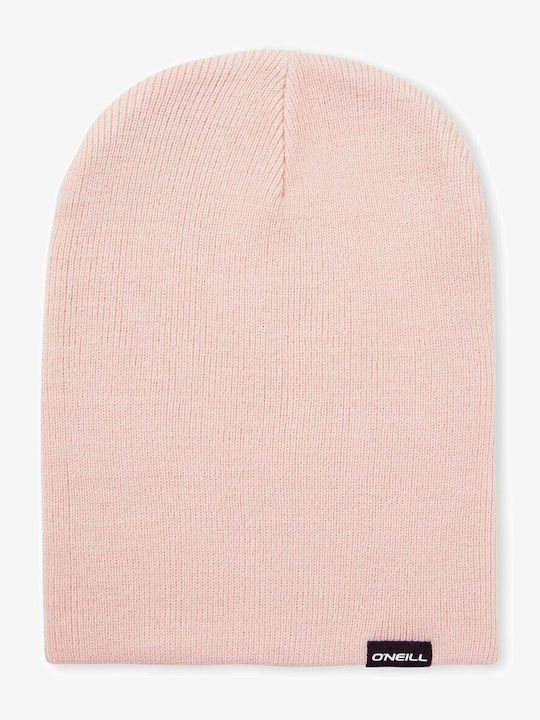 Beanie Unisex Σκούφος Πλεκτός σε Ροζ χρώμα