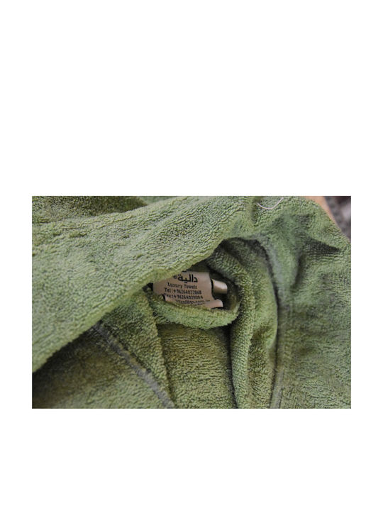 Decotelia Dalia Hooded Bathrobe Olive