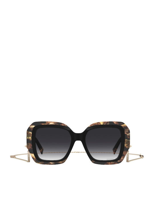 Missoni Women's Sunglasses with Brown Tartaruga Plastic Frame and Gray Gradient Lens MIS 0168/G/S WR7/9O