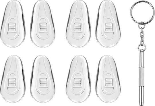 Techsuit Κιτ Επισκευής Γυαλιών σε Ασημί χρώμα 9τμχ