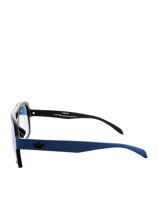adidas Unisex Sunglasses with Blue Plastic Frame and Blue Lens AOR011-021009