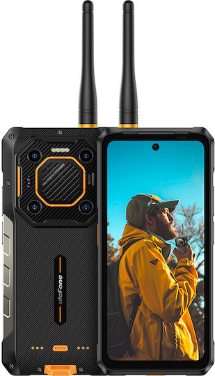 Ulefone Armor 26 Ultra Walkie-talkie 5G Dual-SIM (12GB/512GB) Widerstandsfähig Smartphone Schwarz