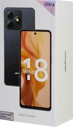 Ulefone Note 18 Ultra 5G Dual SIM (6GB/256GB) Lustrous Black
