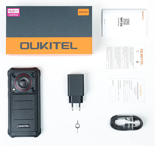 Oukitel WP36 Dual SIM (8/128GB) Ανθεκτικό Smartphone Μαύρο