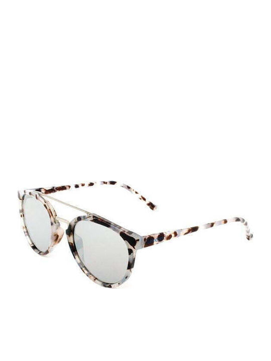 LondonBe Unisex Sonnenbrille mit Braun Schildkröte Kunststoff Gestell und Gray Linse LB79928511121M