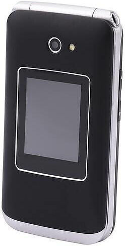 Olympia Vitus Dual-SIM Handy mit Großen Tasten (Englisch) Schwarz