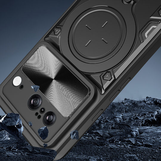 Techsuit Camguard Pro Back Cover Σιλικόνης Μαύρο (Google Pixel 9 / 9 Pro)