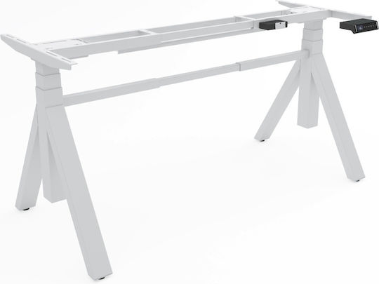 ErgoAction Klappbar Schreibtischbasis aus Metall Gray 179x71.5x71cm