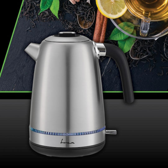 Fram Βραστήρας 1.7lt 2200W Ασημί