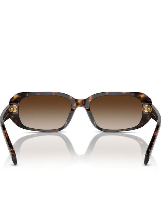 Ralph Lauren Women's Sunglasses with Brown Tartaruga Plastic Frame and Brown Gradient Lens RA5311U-500313