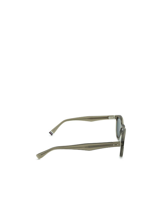 Tommy Hilfiger Unisex Sunglasses with Gray Plastic Frame and Gray Lens