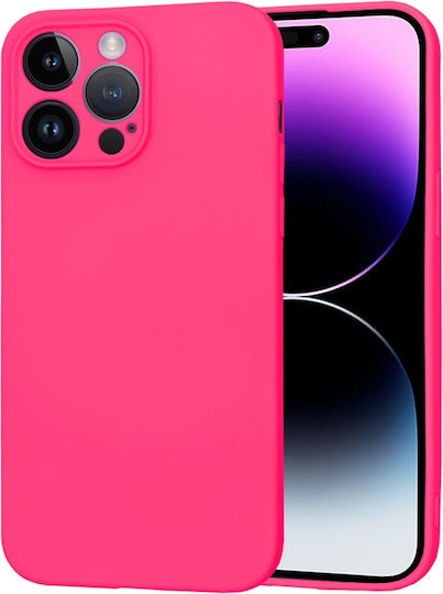 Techsuit Softflex Back Cover Fuchsia (iPhone 14 Pro Max)