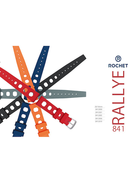 Rochet Gummi-Armband Rot 20mm