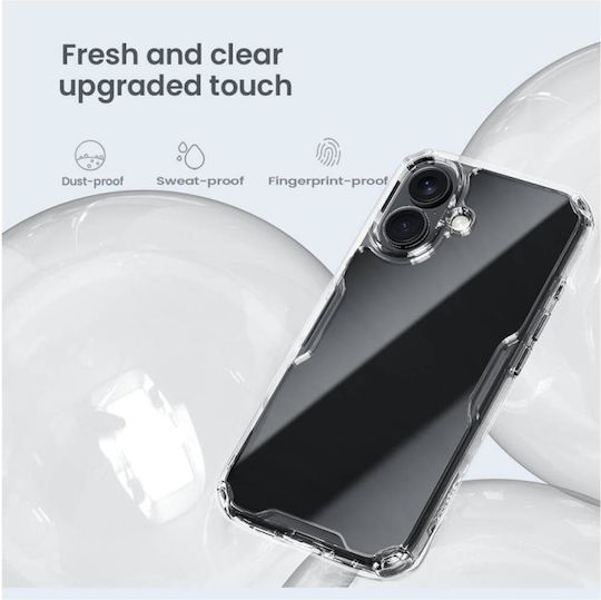 Nillkin Nature Tpu Pro Umschlag Rückseite Silikon Blau (iPhone 16)