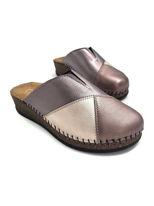 Anatomical Leather Women's Slippers
