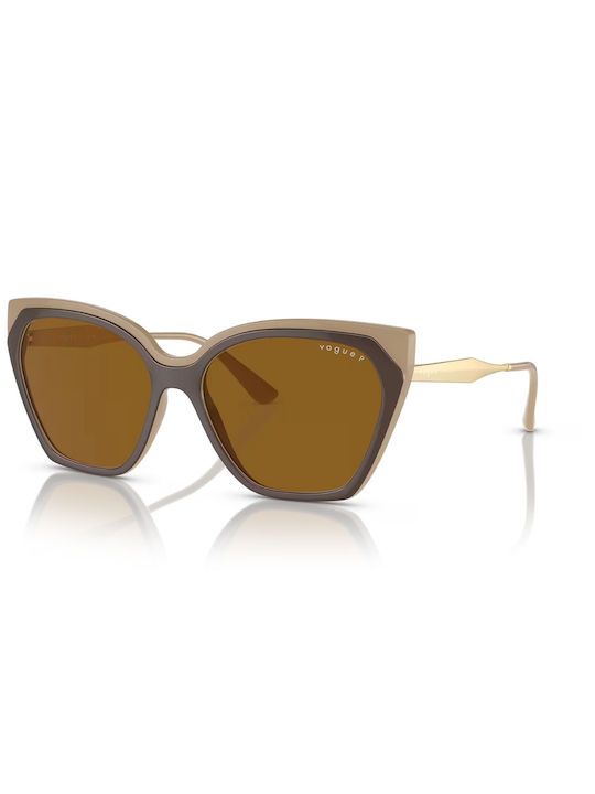 Vogue Women's Sunglasses with Brown Frame with Polarized Lens VO5521S 310183