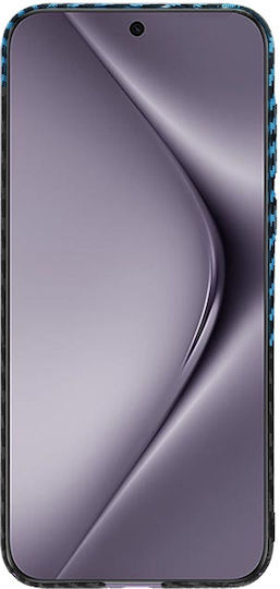 Techsuit Carbon Back Cover Silicone Blue (Huawei Pura 70 Pro)