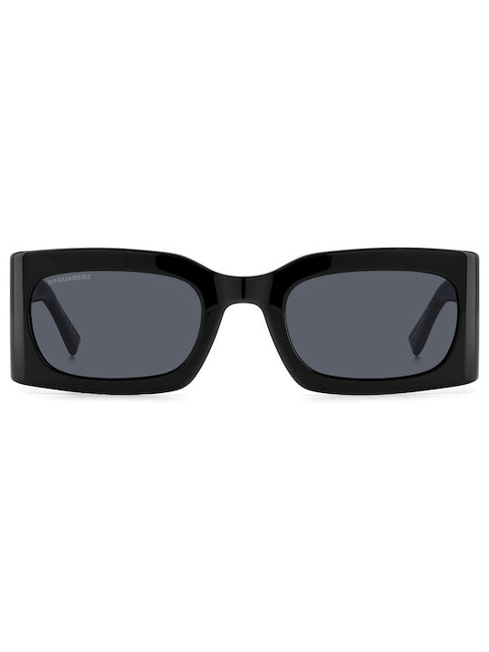 Dsquared2 Women's Sunglasses with Black Plastic Frame and Black Lens D2 0109 807/IR