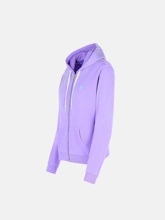 Ralph Lauren Women's Hooded Cardigan Lilac