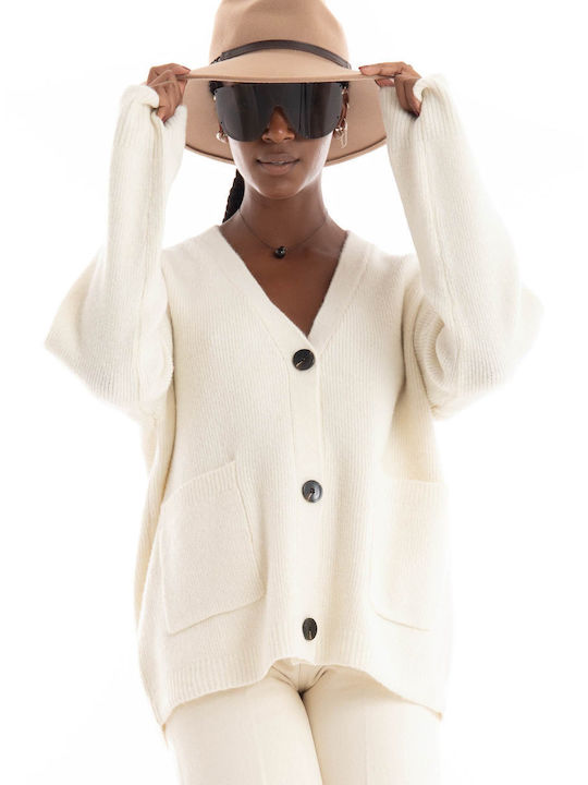 Vero Moda Women's Knitted Cardigan Ivory