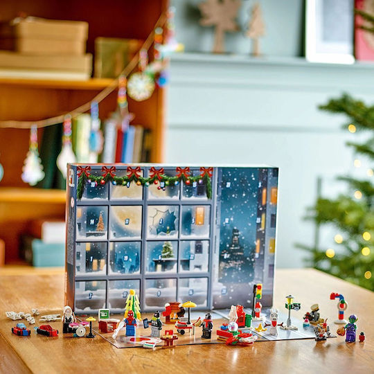 LEGO Super Heroes Spider-Man Advent Calendar 2024 for Ages 7+ 246 Pieces