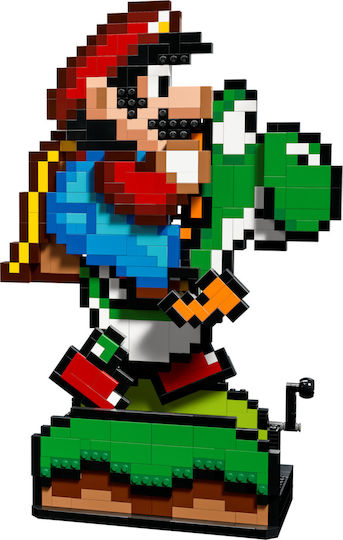 LEGO Super Mario World Mario & Yoshi Pentru 18+ Ani 1215 Bucăți