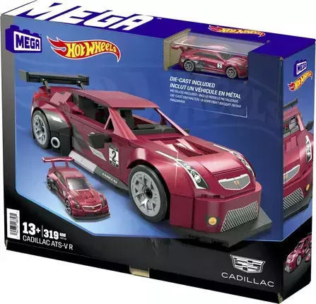 Mega Bloks Конструктори Hot Wheels Mega Cadillac ATS-V R за 13+ Години 319 Бройки