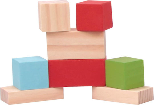 Classic World Junior Wooden Building Blocks for 1+ Year Olds 50 Pieces