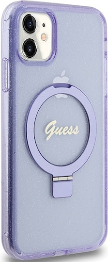 Guess Back Cover Πλαστικό Μωβ (iPhone XR)