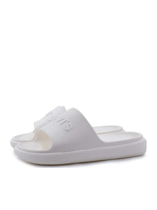 Women's Slides White