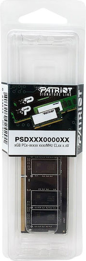 Patriot Signature Line DDR4 with Module 1x8GB and Speed 2666 for Laptop