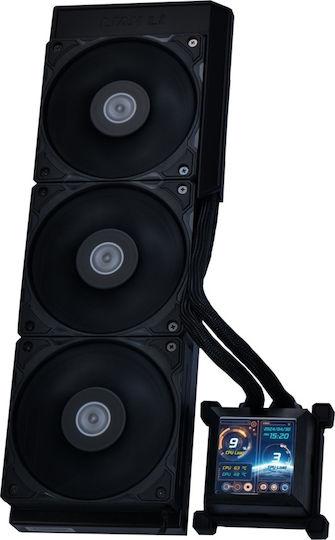 Lian Li Hydroshift LCD AIO Υδρόψυξη AIO CPU με 3 Ανεμιστήρες 120mm