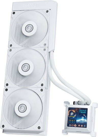 Lian Li Hydroshift LCD AIO Water Cooling System AIO CPU With 3 White 120mm Fans