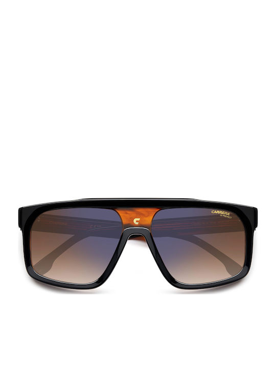 Carrera Men's Sunglasses with Brown Tartaruga Horn-Rimmed Frame and Grey Gradient Lenses 1061/S 37N/A8