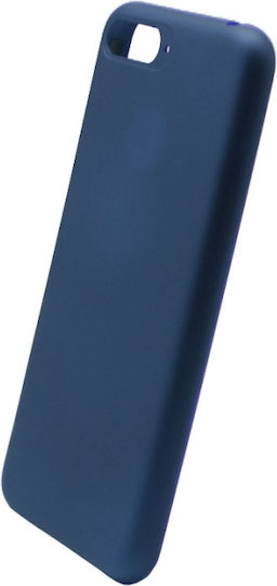 Soft Touch Back Cover Σιλικόνης Μπλε (Honor 8X)