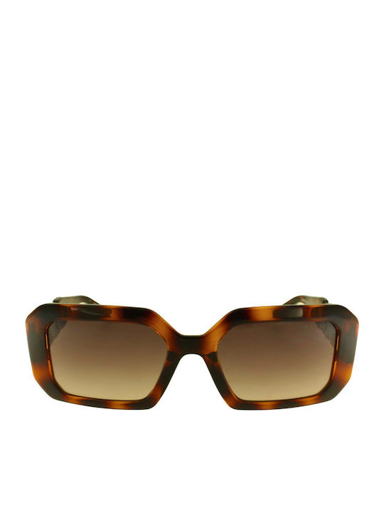Guess Guess Women's Sunglasses with Black Tartaruga Horn-Rimmed Frame and Grey Gradient Lenses GU00110 52F