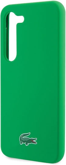 Lacoste Silicone Silicone Back Cover Πλαστικό / Σιλικόνης Πράσινο (Galaxy S23+)