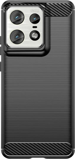 Techsuit Carbon Back Cover Σιλικόνης Μαύρο (Motorola Edge 50 Pro 5G)