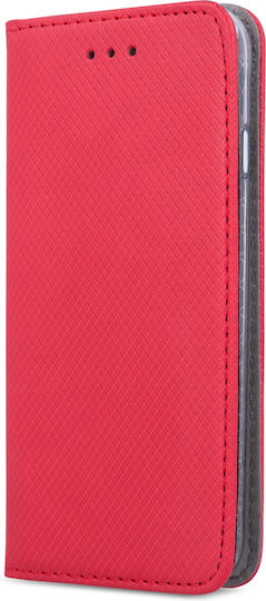 Smart Magnet Book Σιλικόνης Κόκκινο (Oppo A57 4G)