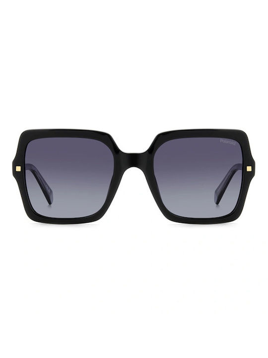 Polaroid Women's Sunglasses with Black Plastic Frame and Black Gradient Lens PLD4165/S/X 807/WJ