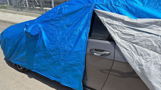 Covers for Car 483x178x119cm Waterproof Secured with Elastic
