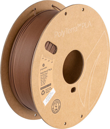 Polymaker Polyterra PLA 3D Printer Filament 1.75mm Brown 1kg