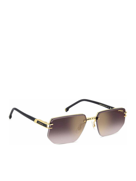 Carrera Unisex Sunglasses with Gold Metal Frame and Pink Gradient Lens 1070/S I46/YK