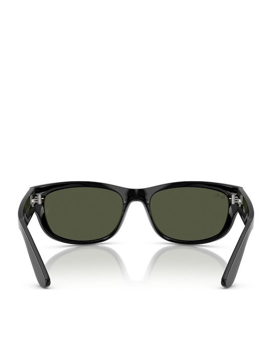 Ray Ban Mega Balorama Unisex Sunglasses with Black Plastic Frame and Green Lens RB2289 901/31