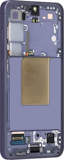 Samsung Screen for Samsung Galaxy S24 LCD with Touch Panel and Original Frame Purple