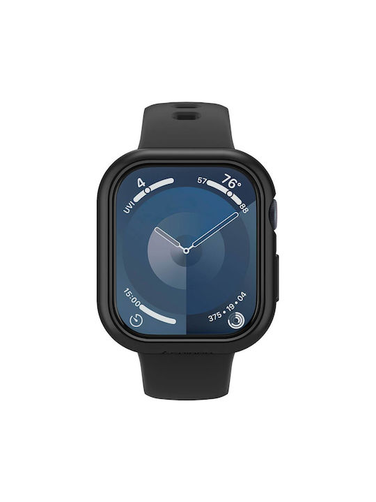 Spigen Thin Fit Plastikhülle in Schwarz Farbe für Apple Watch 10 42 mm