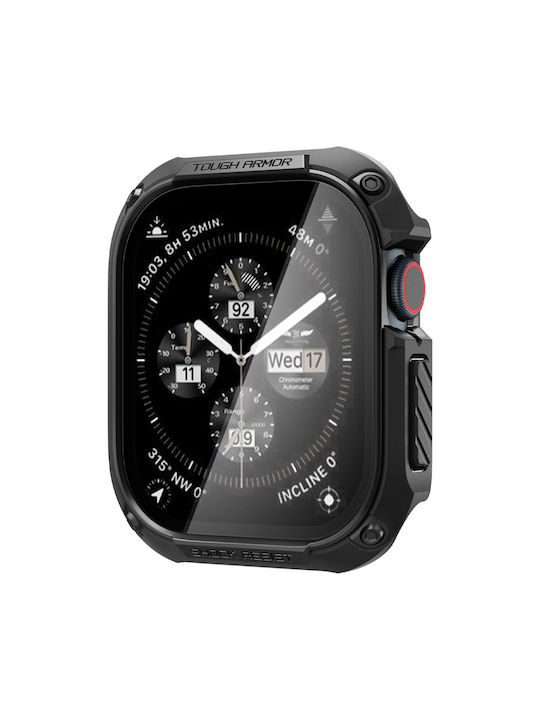 Spigen Tough Armor Plastic Case in Black color for Apple Watch Series 10 - 46mm