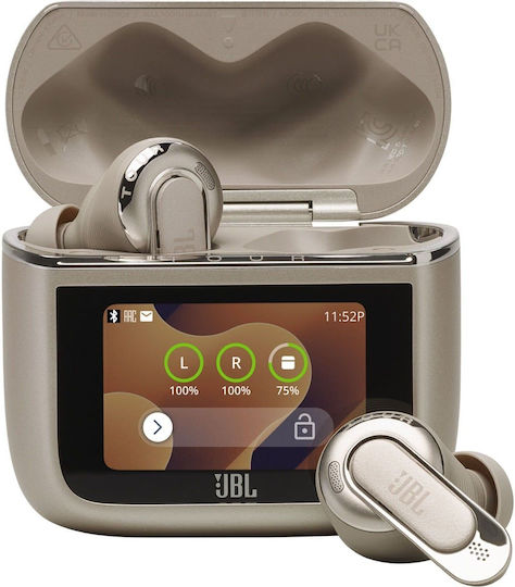 JBL Tour Pro 3 In-ear Bluetooth Handsfree Ακουστικά με Θήκη Φόρτισης Latte